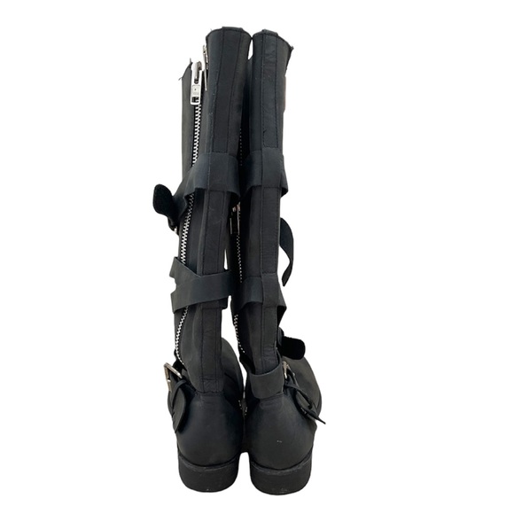 Dolce Vita Marlo Tall Zip Buckle Biker Boot Sz 7 - Picture 5 of 13